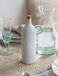 Ithaca Ceramic Oil Bottle - White