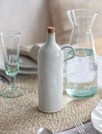 Ithaca Ceramic Oil Bottle - White