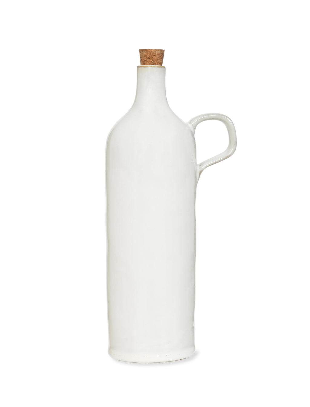 Ithaca Ceramic Oil Bottle - White