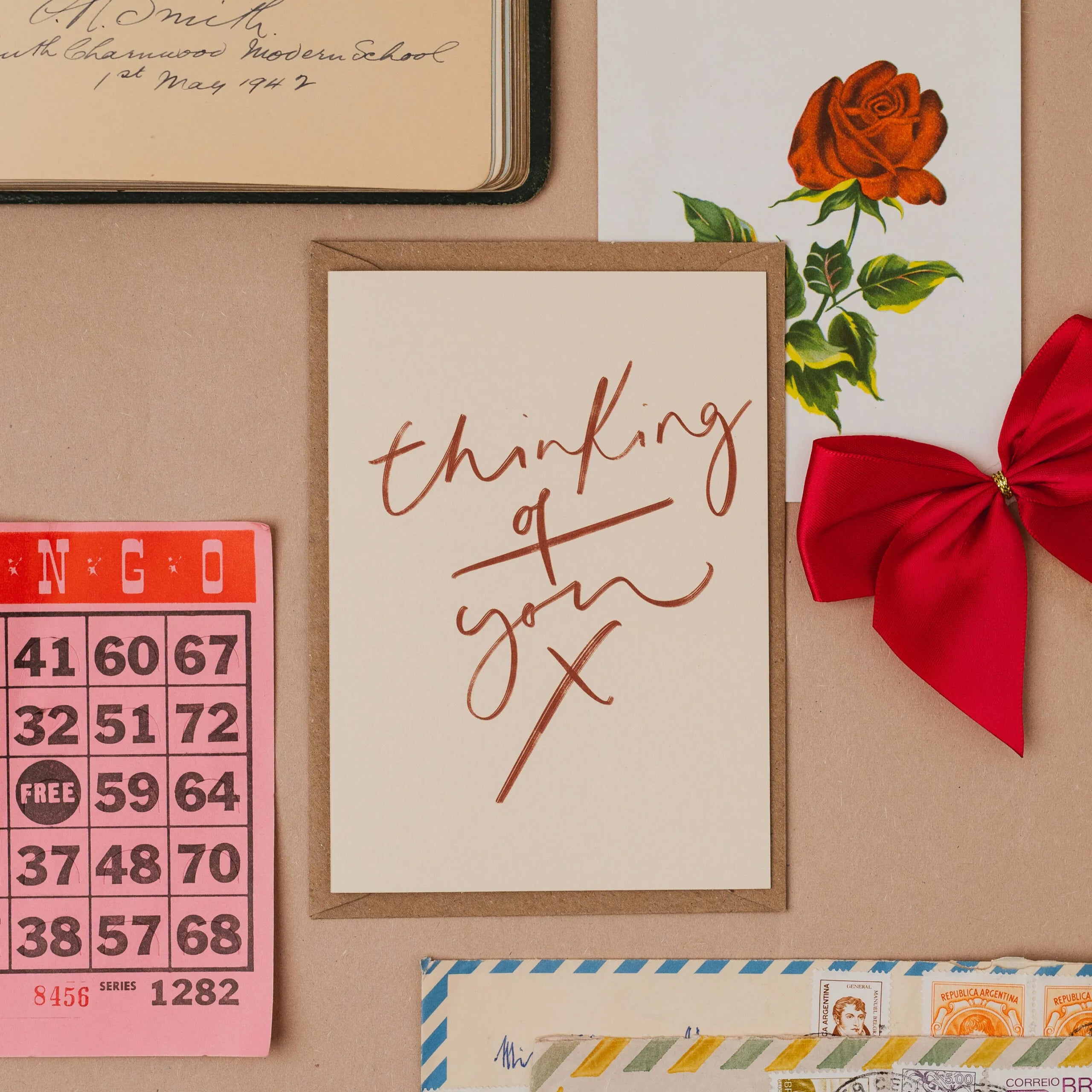Thinking of You - Handwritten Card