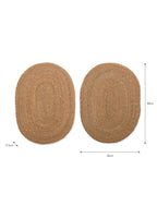 Woven Seagrass Placemats, Oval - Set of 2