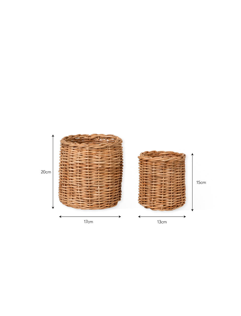 PRESTON UTENSIL POT - SEAGRASS, NATURAL, SET OF 2