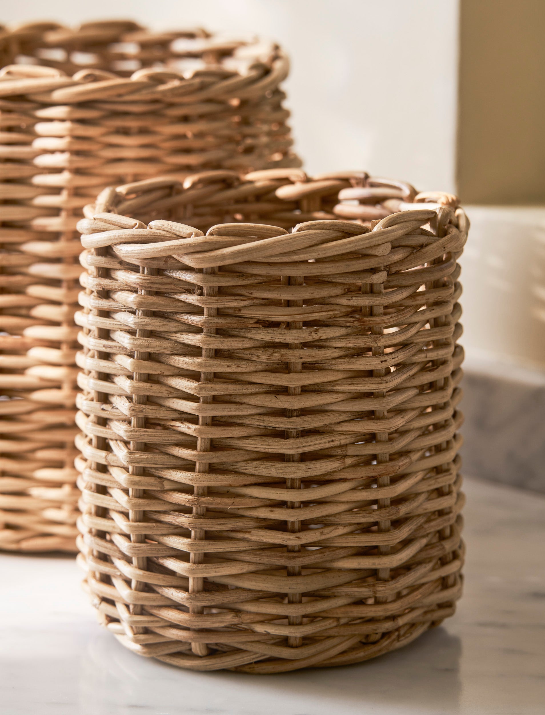 Preston Utensil Pot - Seagrass, Natural, Set of 2