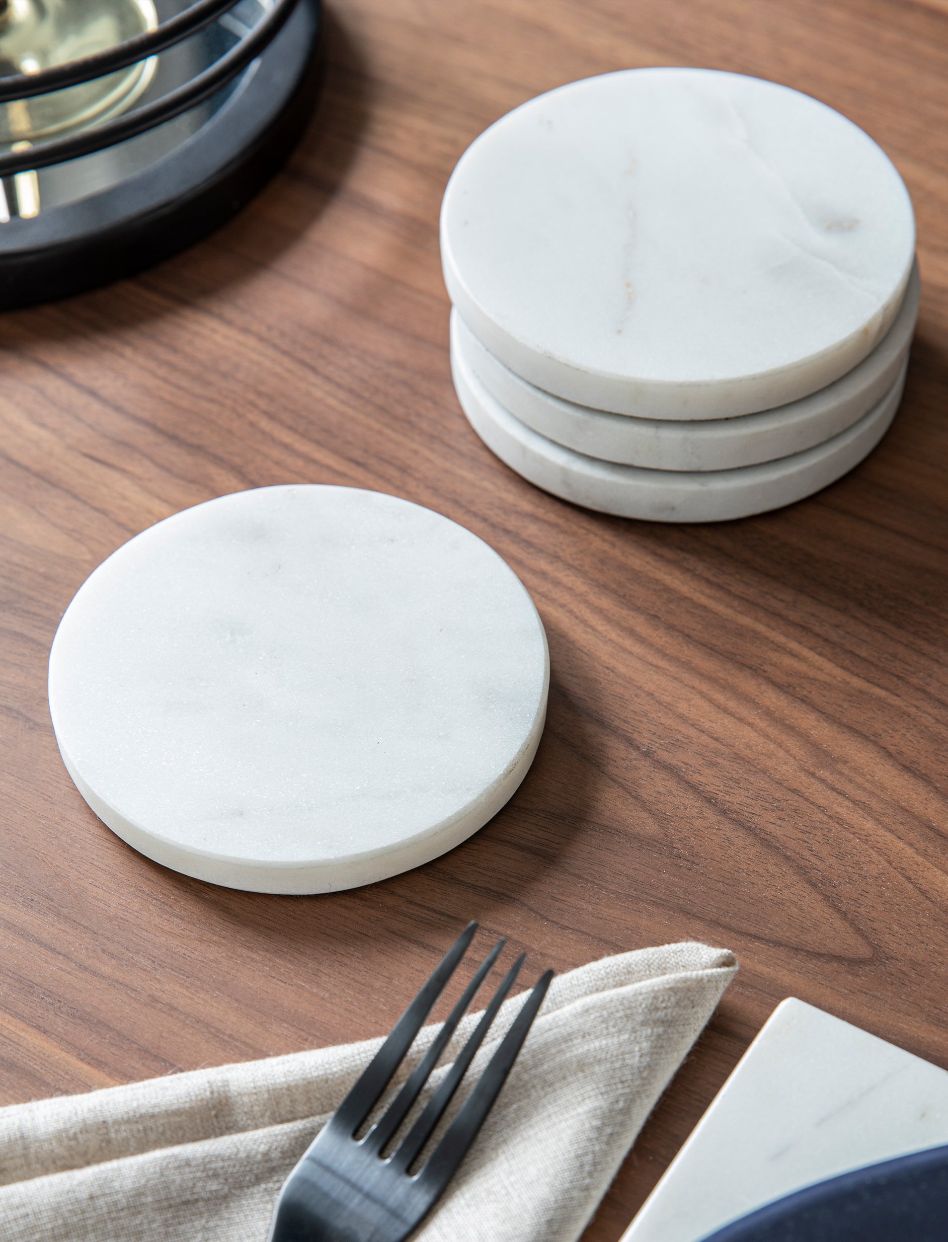 Marble Coasters - Round