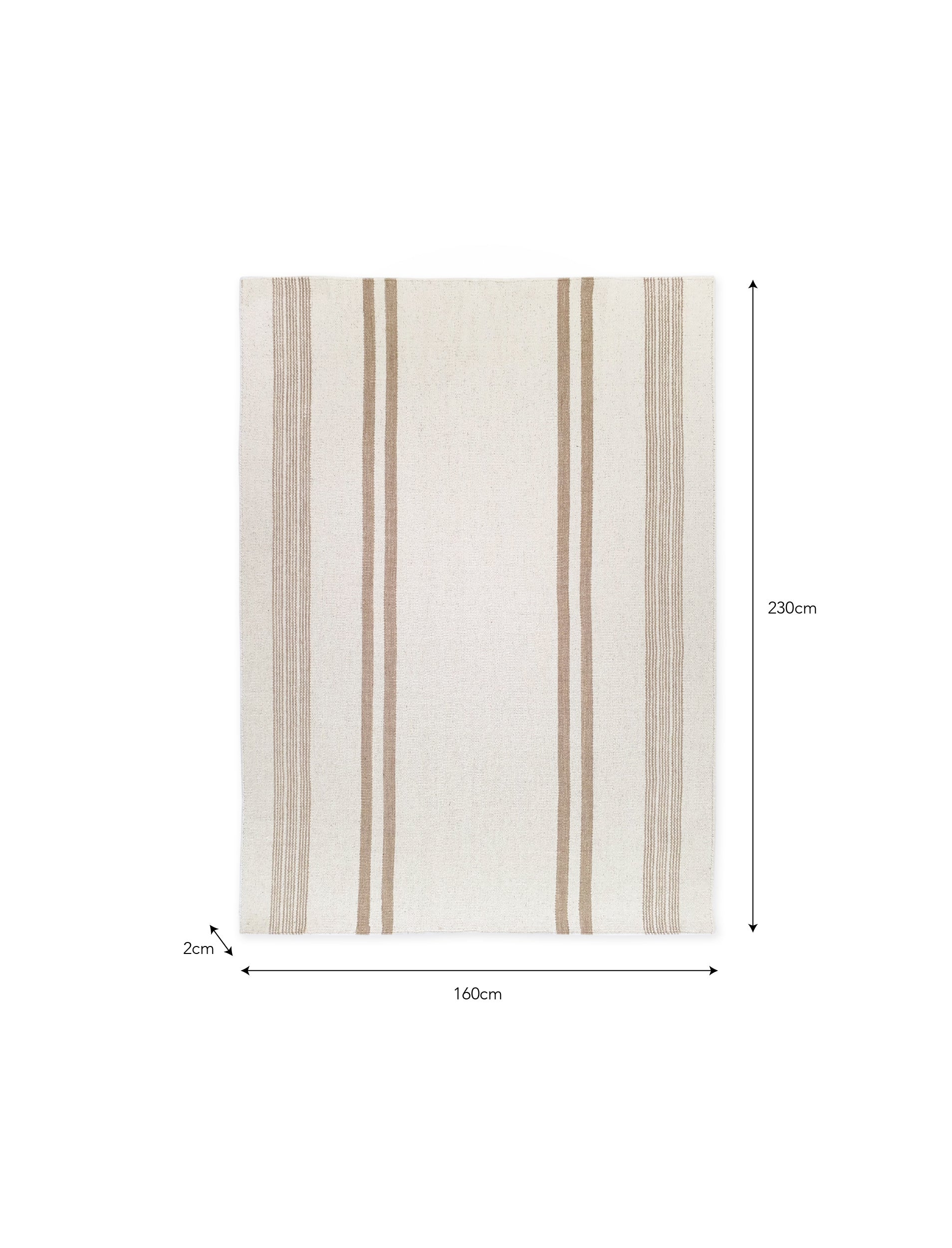 Upavon Cotton & Wool Rug Natural