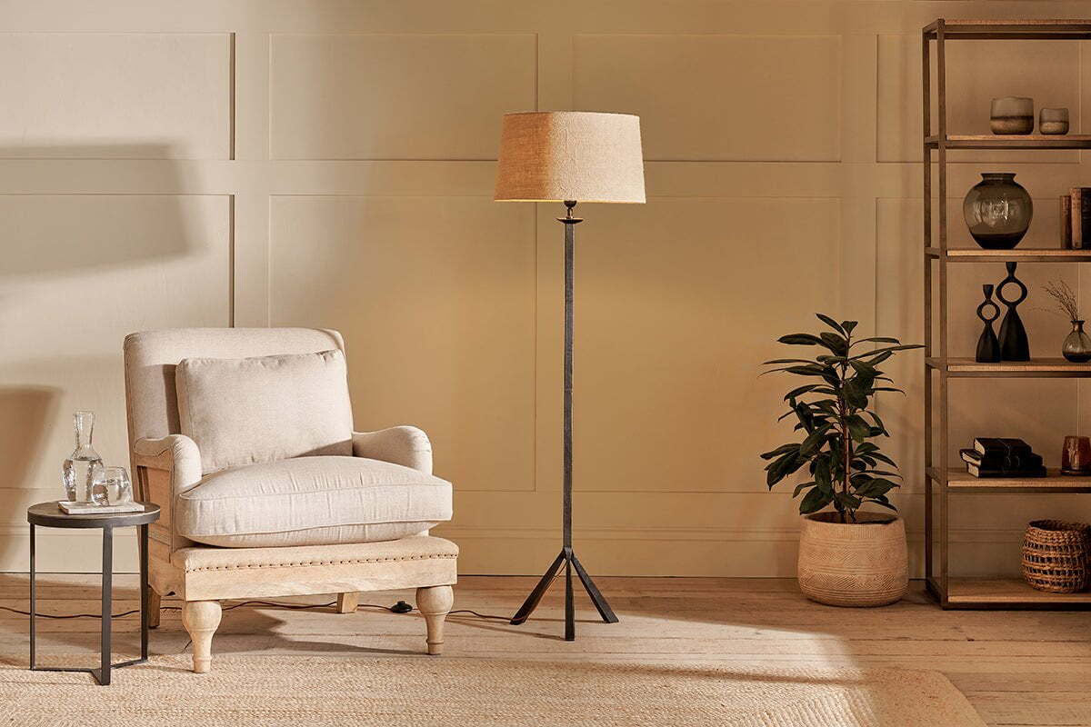 Sahhil Floor Lamp - Antique Bronze
