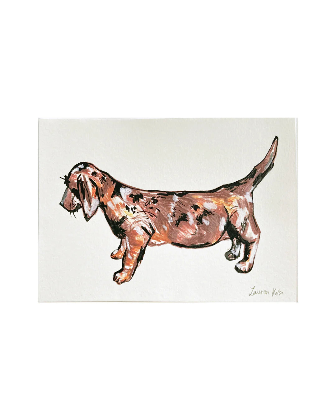 Miniature Dachshund Print - Lauren Kelso