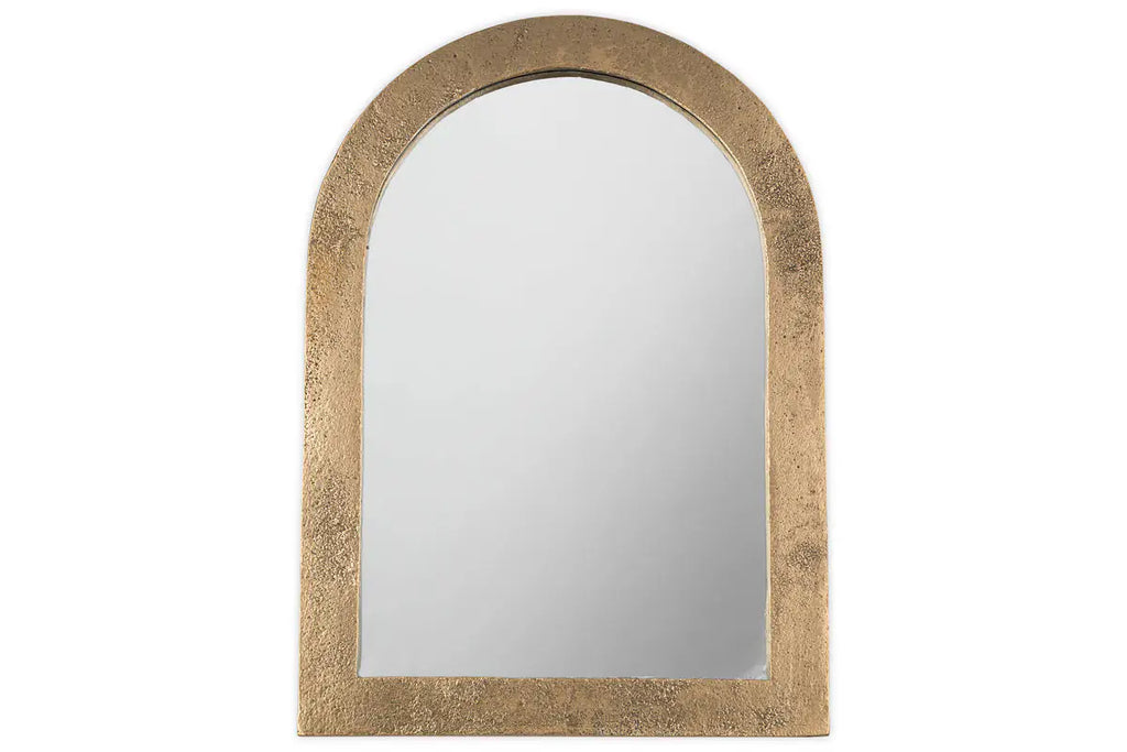 Cayce Cast Vanity Mirror - Antique Brass