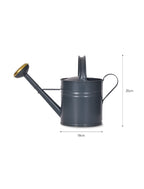 CLASSIC WATERING CAN 5L - POWDER COATED STEEL, CARBON