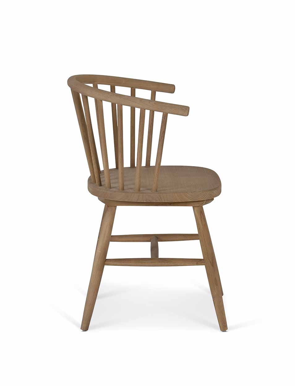 Curved Back Armchair Pair
