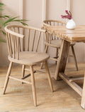 Curved Back Armchair Pair