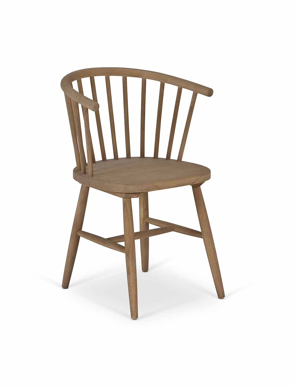 Curved Back Armchair Pair