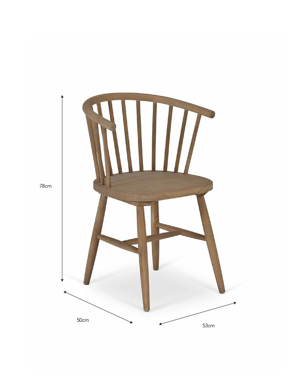 Curved Back Armchair Pair