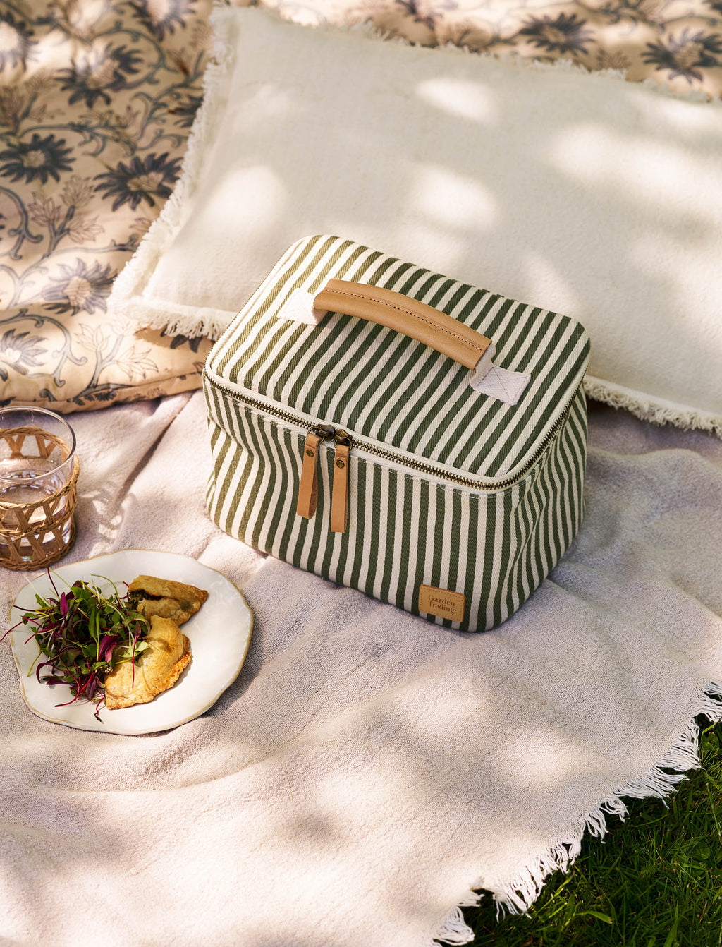 Kimmeridge Striped Lunch Bag - Square