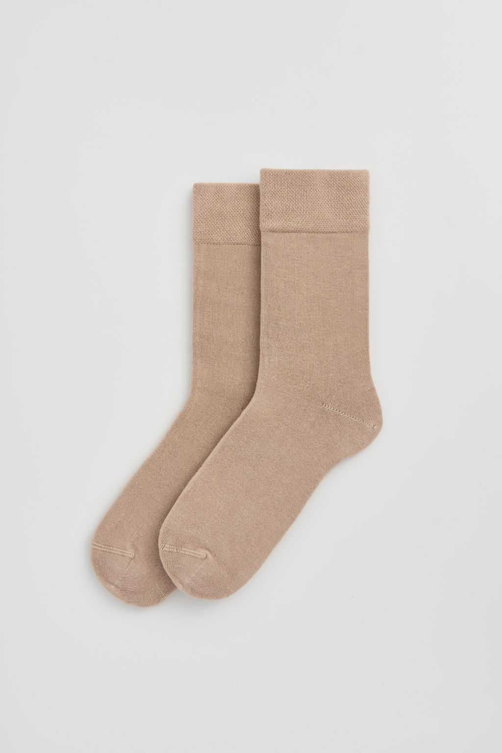 Milky Tea Beige Bamboo Socks: Milky Tea Beige / Small (UK 4-8)