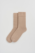 Milky Tea Beige Bamboo Socks: Milky Tea Beige / Small (UK 4-8)