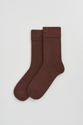 Earth Brown Bamboo Socks: Earth Brown / Small (UK 4-8)