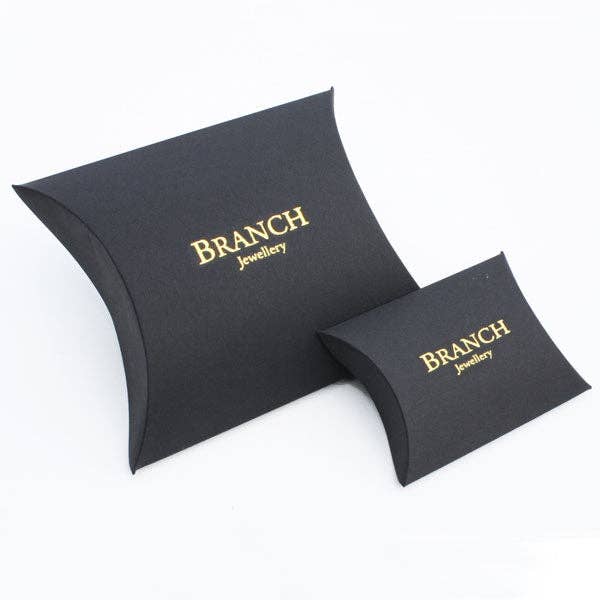BRANCH - Black & White Wooden Oval Chain Link Drop Earrings