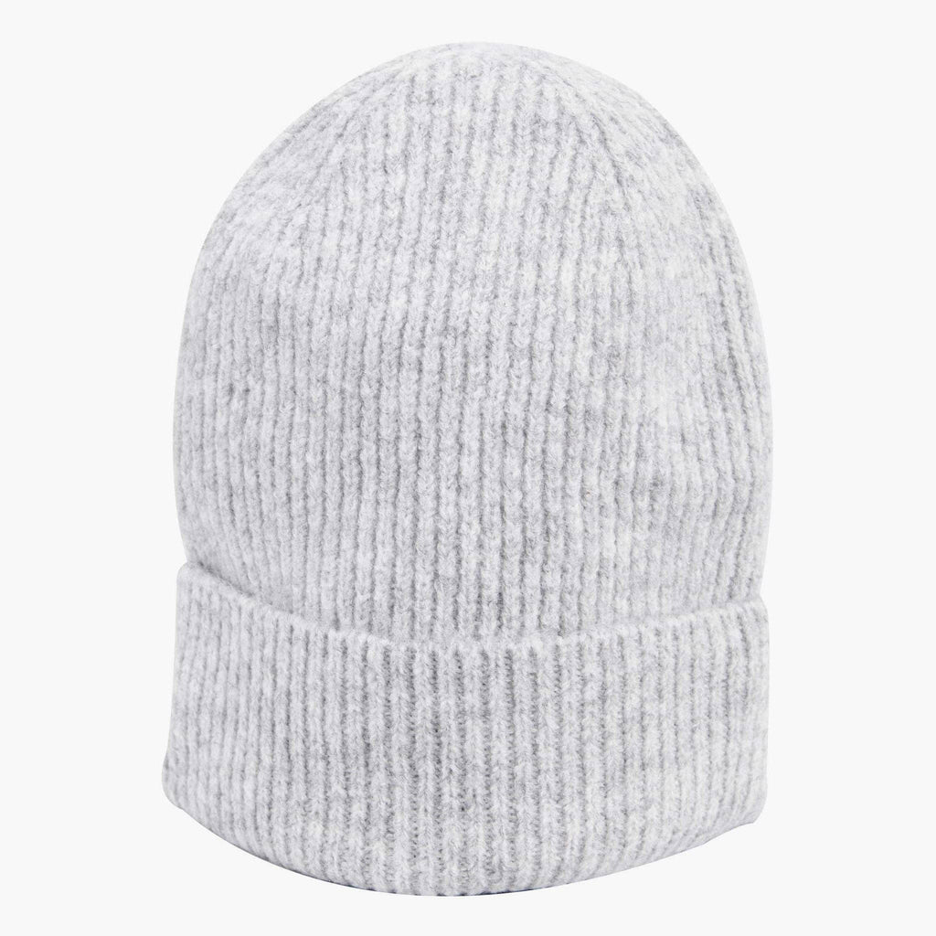 Woolen Beanie hat - Light Grey