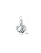 Enamel Measuring Cups White