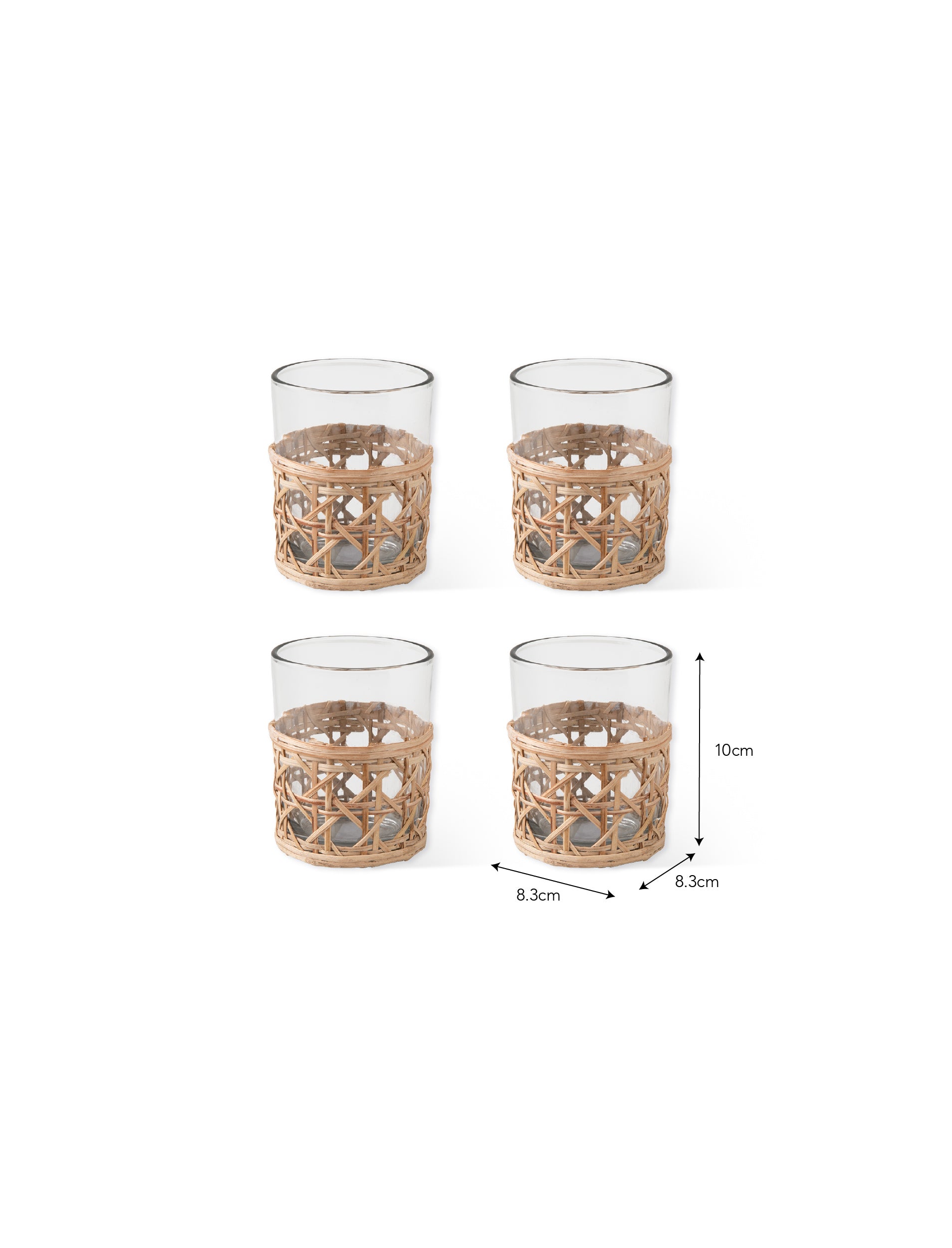 Leafield Woven Tumblers - Set of 4