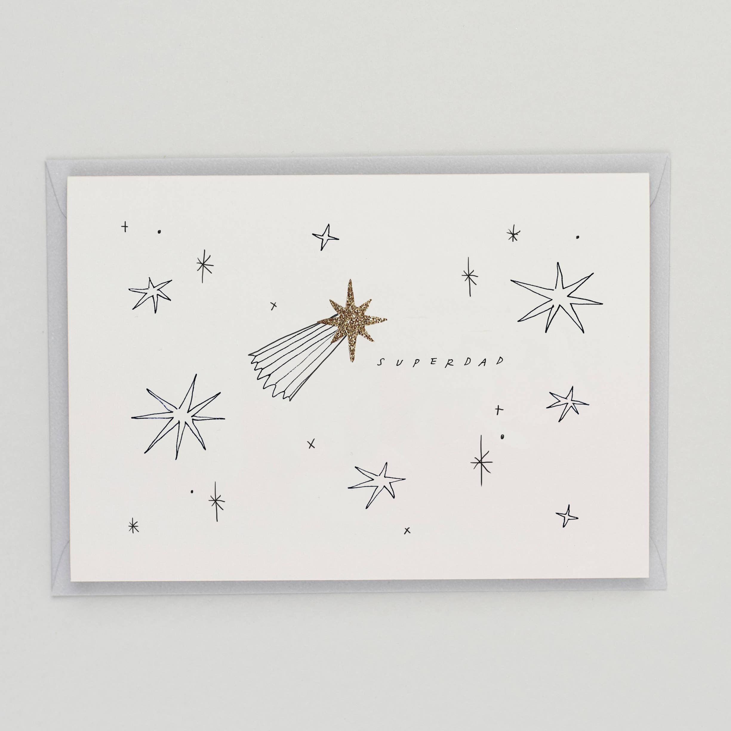 Superdad - Hand Finished Father's Day Card