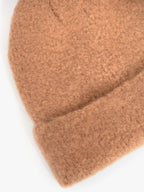 Woolen Beanie Hat - Camel