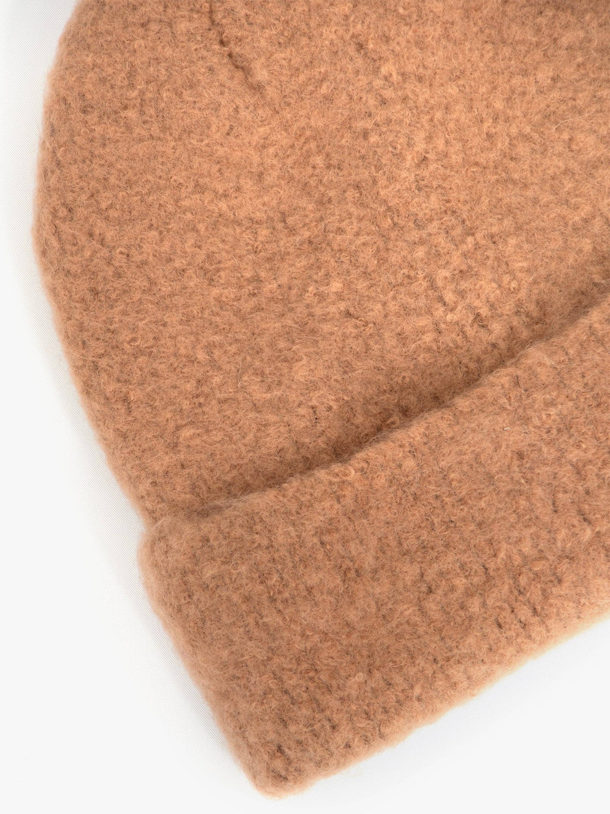 Woolen Beanie Hat - Camel