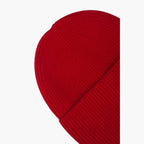 Woolen Beanie Hat - Red