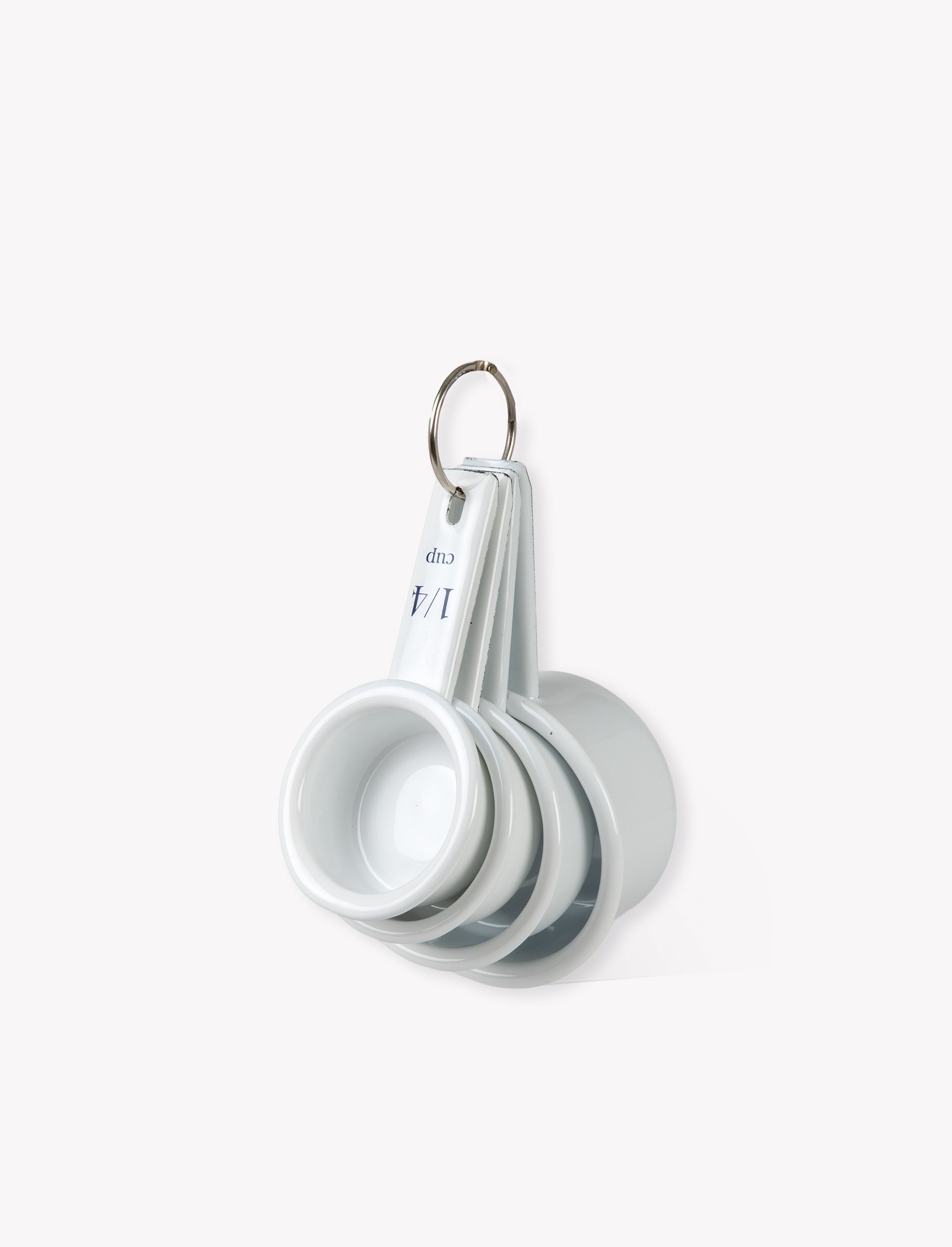 Enamel Measuring Cups White