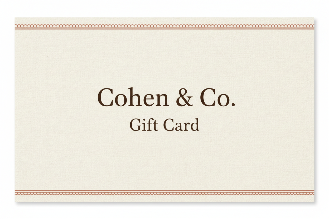 Cohen & Co Gift Card