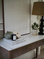 Maude Mango Wood and Marble Console