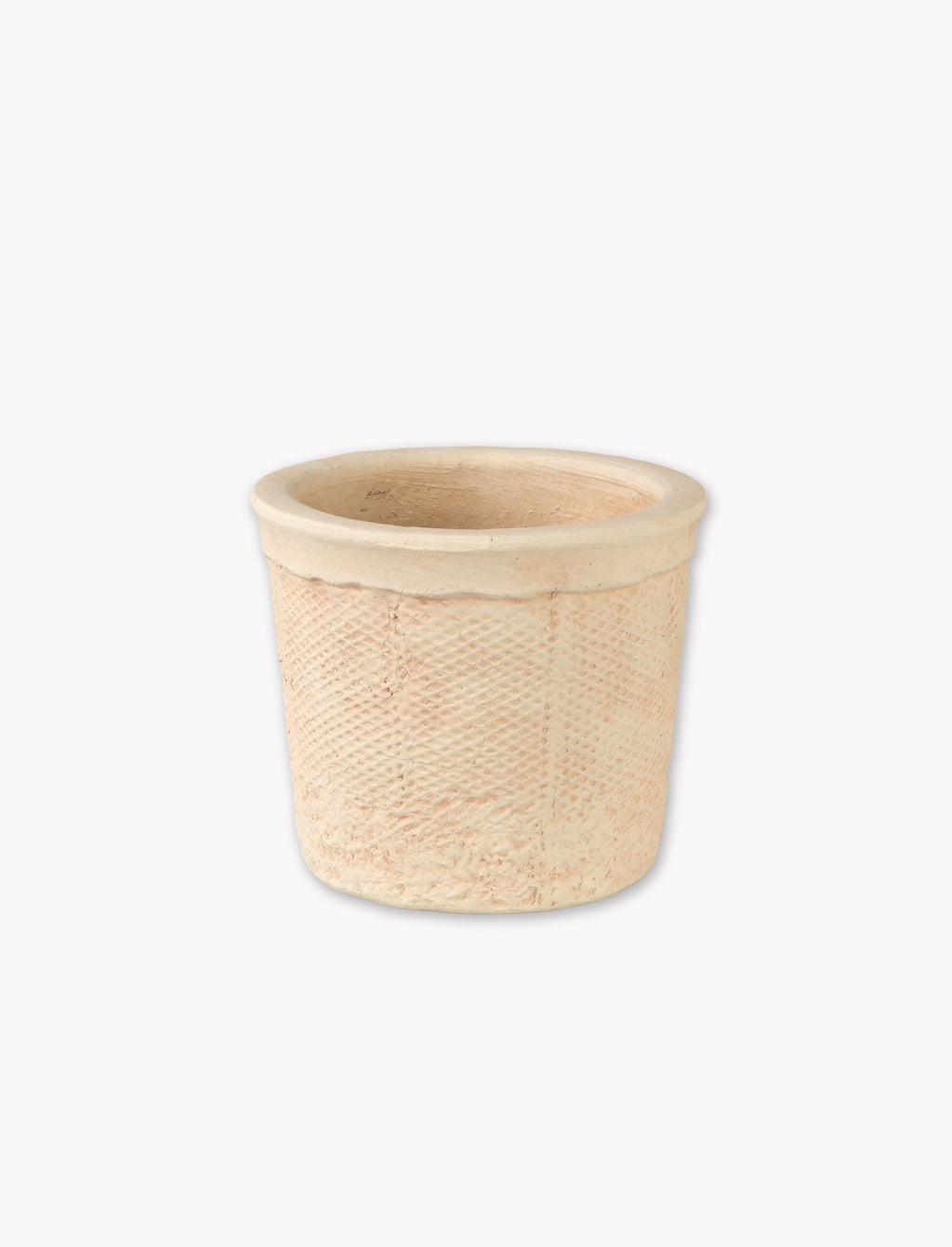 Dursley Textured Pot 16cm - Stoneware, Natural