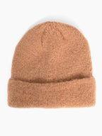Woolen Beanie Hat - Camel