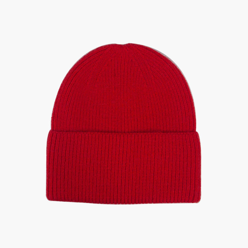Woolen Beanie Hat - Red