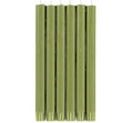 Olive Green Eco Dinner Candles - Pack of 6