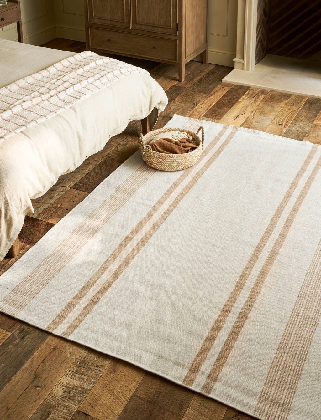 Upavon Cotton & Wool Rug Natural
