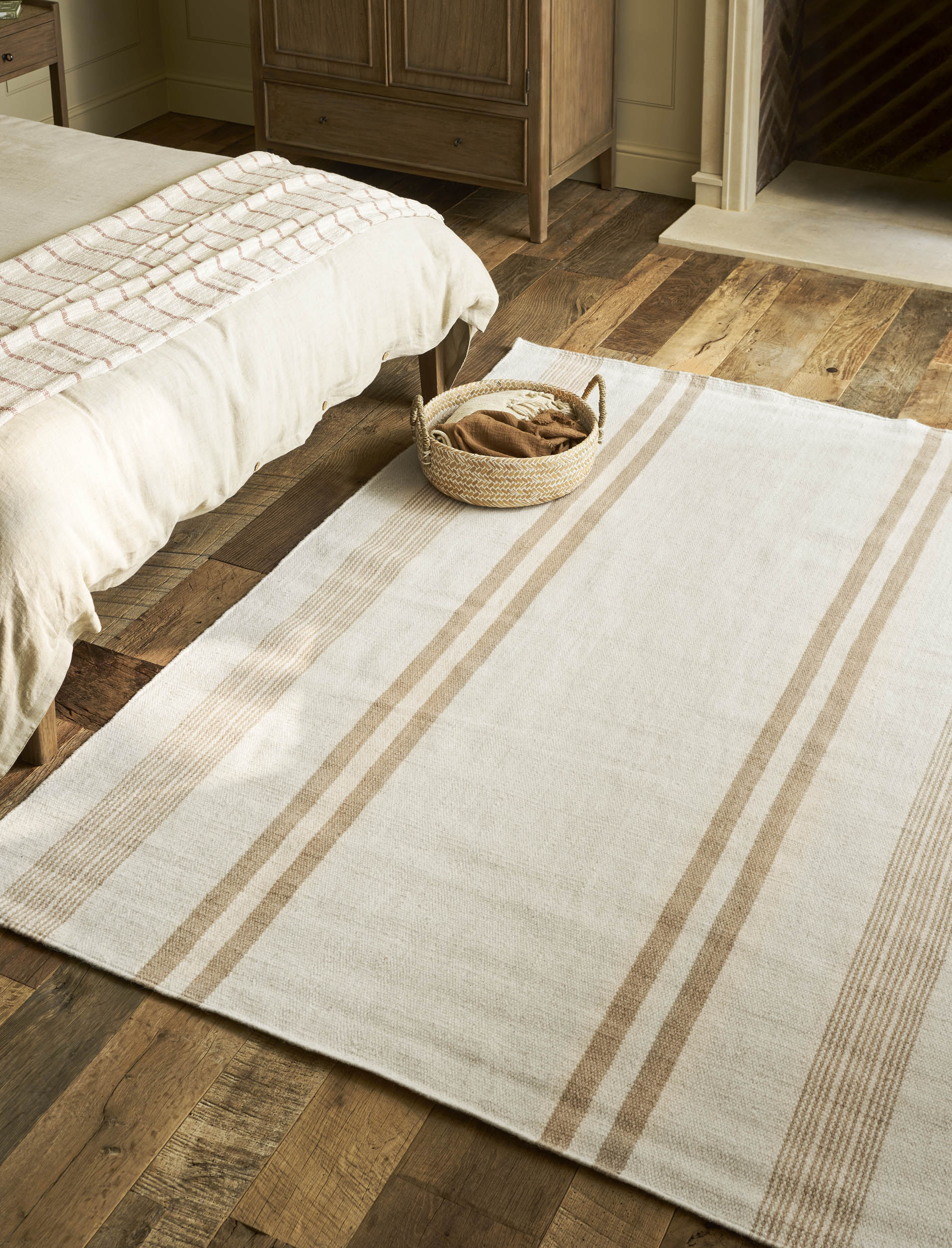Upavon Cotton & Wool Rug Natural