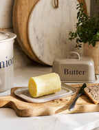 Enamel Butter Dish - Truffle