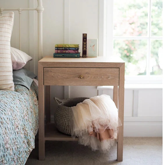 Emmie Solid Oak Bedside Table