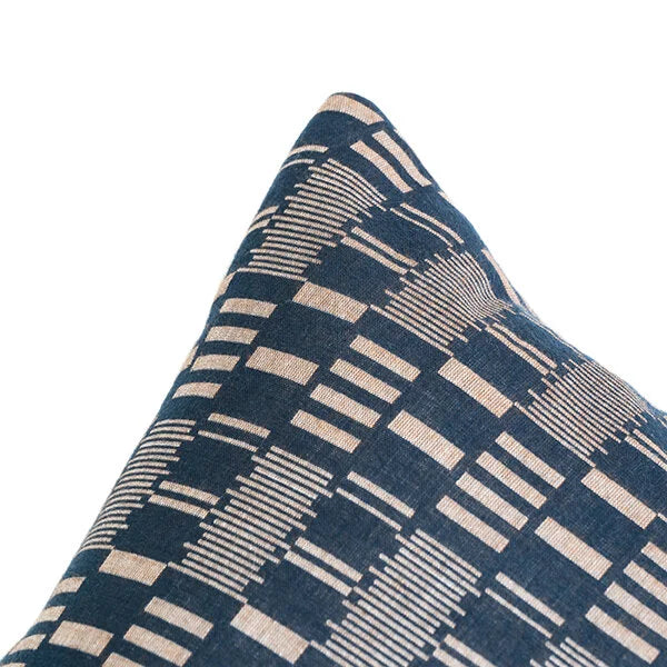 Everly Blue Chaingmai Cotton Cushion Cover
