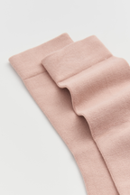 Faded Pink Bamboo Socks: Faded Pink / Large (UK 9-13)
