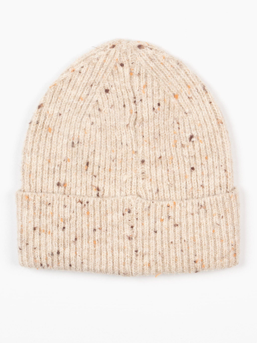 Woolen Beanie hat - Cream Marl