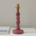 Bibury Table Lamp Pink Clay