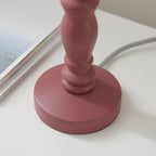 Bibury Table Lamp Pink Clay